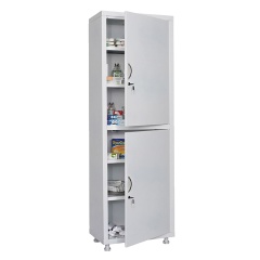 Шкаф медицинский 1-створчатый HILFE "МД 1 1760/SS" 1850х600х400 мм, белый, S26199204009 фото