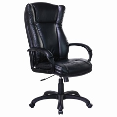Кресло офисное BRABIX PREMIUM "Boss EX-591", экокожа, черное, 532099 фото