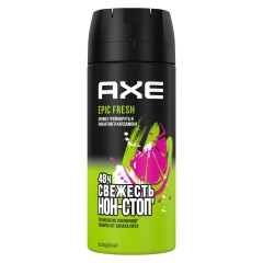 Дезодорант аэрозольный 150мл AXE "Epic fresh", усиленная защита, ш/к 94127 фото