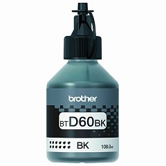 Чернила BROTHER (BTD60BK) для СНПЧ DCP-T310/T510W/T710W, черные, оригинальные, ресурс 6500 страниц фото