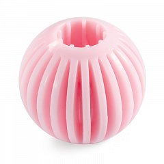 Игрушка PUPPY для щенков из термопласт. резины "Мяч", розовый, 55мм, Triol фото