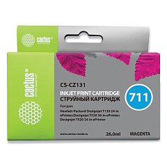 Картридж струйный CACTUS (CS-CZ131) для плоттеров HP DesignJet T120/T520, пурпурный фото