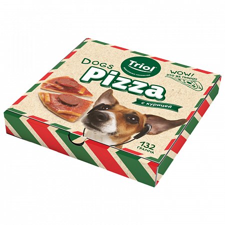 Лакомство для собак "Пицца", 132г, серия FUN FOOD, Triol фото