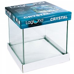 Аквариум "Crystal" 6002B, 18л, черный, 250*250*300мм, Laguna фото