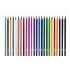 Карандаши цветные ПИФАГОР "СКАЗОЧНЫЙ ГОРОД", 24 цвета, черный пластик, заточенные, 181585