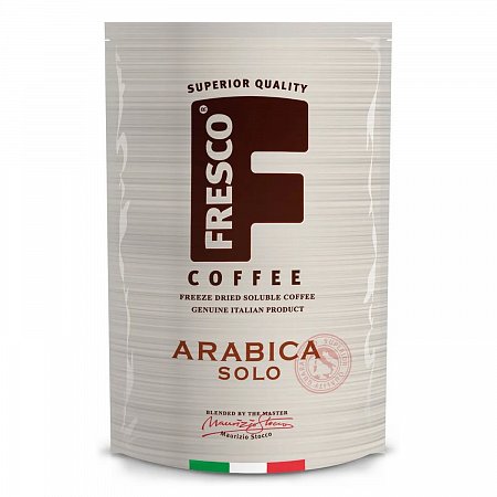 Кофе растворимый FRESCO "Arabica Solo", 190г, мягкая упаковка, ш/к 85442 фото