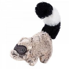 Игрушка для собак Енот с пищалкой 16см, серия PLUSH FRIENDZ фото