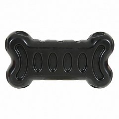 Игрушка для собак кость,серия Бабл, термопластичная резина (чёрная), 15 см фото