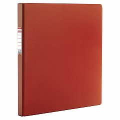 Папка с металлическим пружинным скоросшивателем BRAUBERG, картон/ПВХ, 35 мм, красная, до 290 листов, 228338 фото