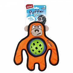 Игрушка для собак Обезьяна с пищалкой 26см, серия PUFFER ZOO фото