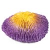 Коралл искусственный "Фунгия", желто-фиолетовая, 100*40*100мм, Laguna
