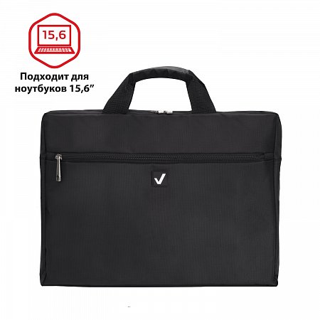 Сумка деловая BRAUBERG с отделением для ноутбука 15,6", "Tempo", карман, черная, 40х30х4 см, 240453 фото