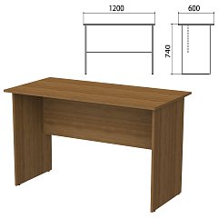 Стол письменный "Бюджет", 1200х600х740 мм, орех французский, 402660-190 фото