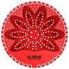 Дезодоратор коврик для писсуара красный, аромат Ягоды, LAIMA Professional, на 30 дней, 608897