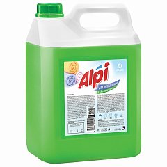 Средство для стирки жидкое 5 кг GRASS ALPI, для цветных тканей, нейтральное, концентрат, гель, 125186 фото