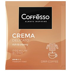 Кофе в дрип-пакетах COFFESSO "Crema Delicato" 5 порций по 9 г, ш/к 51112, 102312 фото