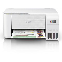 МФУ струйное EPSON L3256 "3 в 1", А4, 33 стр./мин, 5760x1440, Wi-Fi, СНПЧ, белый корпус, C11CJ67524 фото