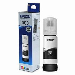 Чернила EPSON 003 (C13T00V198) для СНПЧ EPSON L3210/L3216/L3218, черные, ОРИГИНАЛЬНЫЕ фото