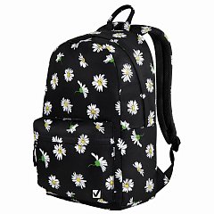 Рюкзак BRAUBERG DREAM универсальный с карманом для ноутбука, эргономичный, "Camomile", 42х26х14 см, 270773 фото