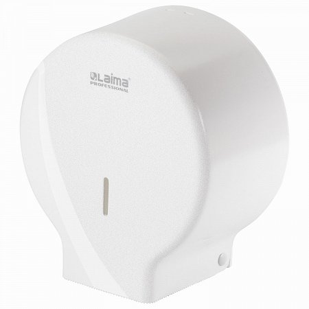 Диспенсер для туалетной бумаги LAIMA PROFESSIONAL ORIGINAL (Система T2), малый, белый, ABS, 605766 фото