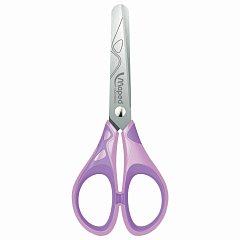 Ножницы MAPED (Франция) "Essentials Soft", 130мм, закругленные, цвет ассорти, 464411 фото