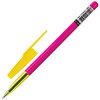 Ручка шариковая BRAUBERG "Color", СИНЯЯ, корпус ассорти, узел 1 мм, линия письма 0,5 мм, 141507