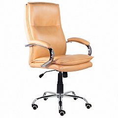 Кресло офисное BRABIX PREMIUM "Cuba EX-542", экокожа, бежевое, 532551 фото