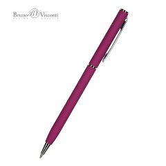 Ручка шариковая BRUNO VISCONTI "Palermo", бордовый металлический корпус, 0,7мм, синяя, 20-0250/04 фото