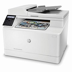 МФУ лазерное ЦВЕТНОЕ HP Color LaserJet M183fw "4 в 1", А4, 16 стр./мин., 30000 стр./месяц, АПД, Wi-Fi, сетевая карта, 7KW56A фото