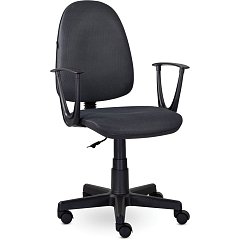 Кресло BRABIX "Prestige Start MG-312", эргономичная спинка, ткань, серое, 531923 фото