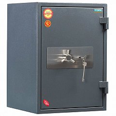 Сейф огневзломостойкий VALBERG "Гарант Евро 67Т", 670х480х460 мм, 131 кг, ключевой замок, S10299220514 фото