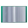 Папка 20 вкладышей BRAUBERG стандарт, зеленая, 0,6 мм, 221593