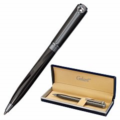Ручка подарочная шариковая GALANT "VITRUM", корпус металл, детали серебристые, узел 0,7 мм, синяя, 143504 фото