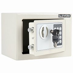 Сейф мебельный DASWERK SC-170EL (170х230х170 мм), электронный замок, бежевый, 291340 фото
