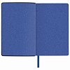 Ежедневник недатированный А5 (138х213 мм), BRAUBERG VISTA, под кожу, гибкий, 136 л., "Blue flowers", 112013