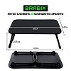 Столик складной для ноутбука/завтрака BRABIX BT-002 (600х400х265 мм), черный, 532901