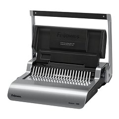 Переплетная машина для пластиковой пружины FELLOWES "QUASAR+", пробивает до 25 л., сшивает до 500 л., FS-56277 фото