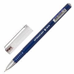 Ручка шариковая масляная BRAUBERG "Oxet", СИНЯЯ, корпус синий, игольчаиый узел 0,7 мм, линия письма 0,35 мм, 143002 фото