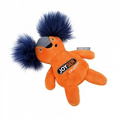 Игрушка для собак JOYSER Puppy Белка со сменной пищалкой S оранжевая, 15 см фото