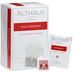 Чай ALTHAUS "Wild Berries", ГЕРМАНИЯ, фруктовый, 20 пакетиков по 2,5г, ш/к 41021, TALTHB-DP0038 фото