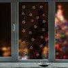 Украшение для окон и стекла ЗОЛОТАЯ СКАЗКА "Звезды 3", 25,8х33,5 см, ПВХ, 591257