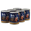 Brit Premium By Nature говядиной и печенью для взрослых собак всех пород, 850 гр.