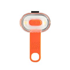 Фонарик на ошейник/шлейку/поводок для собак Matrix Ultra LED, оранжевый фото