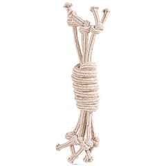 Игрушка катушка веревочная, бежевая, 35 см фото