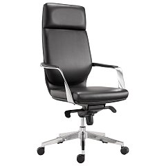 Кресло офисное BRABIX PREMIUM "Resonance EX-755", мультиблок, алюминий, экокожа, черное, 532487 фото