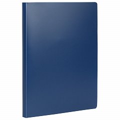 Папка на 2 кольцах STAFF, 21 мм, синяя, до 170 листов, 0,5 мм, 225716 фото