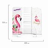 Подставка для книг и учебников ЮНЛАНДИЯ "Flamingo", регулируемый угол наклона, металл, 237573