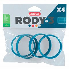 соединительное кольцо для труб к клетке для грызунов RODY3 (4 шт), цвет синий фото