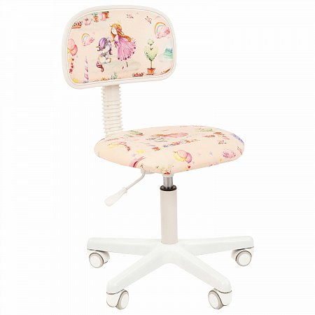Кресло детское СН KIDS 101, без подлокотников, розовое с рисунком "Принцессы", 7027819 фото