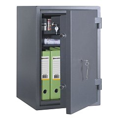 Сейф взломостойкий 1 класс VALBERG "Кварцит-65Т", 655х440х430 мм, 150 кг, ключевой замок, трейзер фото